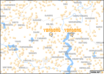 map of Yŏn-dong