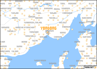 map of Yŏn-dong