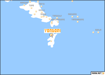 map of Yŏndo-ri