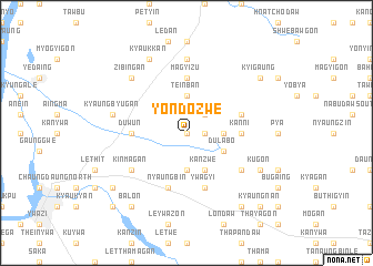 map of Yondozwe