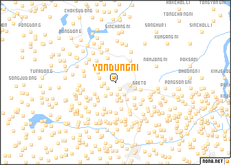 map of Yŏndŭng-ni