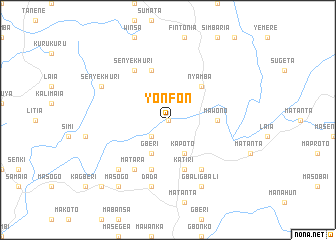 map of Yonfon