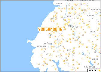 map of Yongam-dong