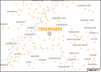 map of Yongam-dong