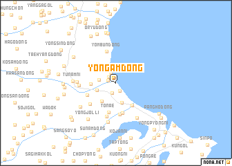 map of Yongam-dong