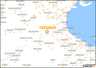 map of Yŏngan-ni