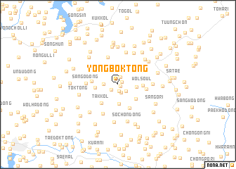 map of Yongbok-tong