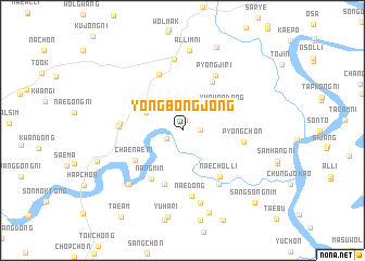 map of Yŏngbongjŏng