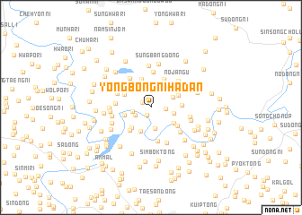 map of Yongbongnihadan