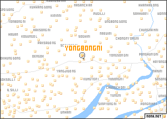 map of Yongbong-ni