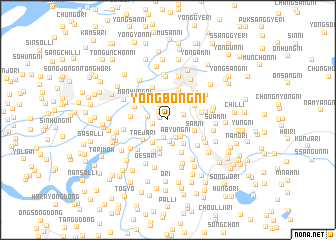 map of Yongbong-ni