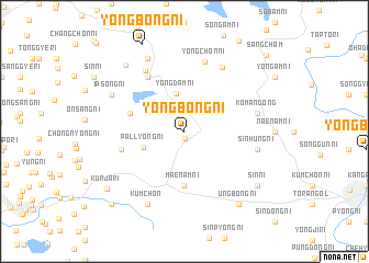 map of Yongbong-ni