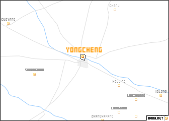 map of Yongcheng