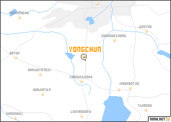 map of Yongchun