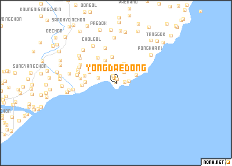 map of Yongdae-dong