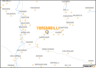 map of Yongdae il-li
