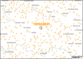 map of Yŏngdae-ri