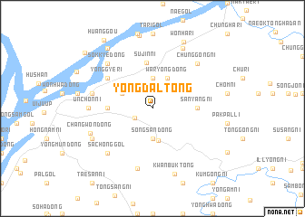 map of Yŏngdal-tong