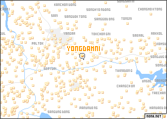 map of Yongdam-ni