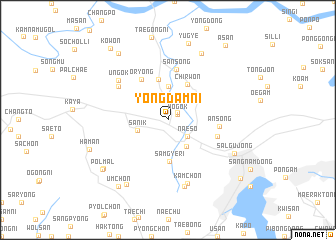 map of Yongdam-ni