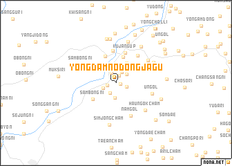 map of Yongdam-nodongjagu