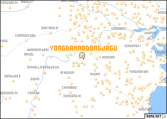 map of Yongdam-nodongjagu