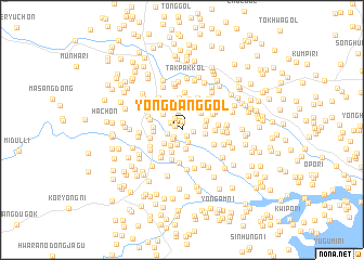 map of Yŏngdang-gol