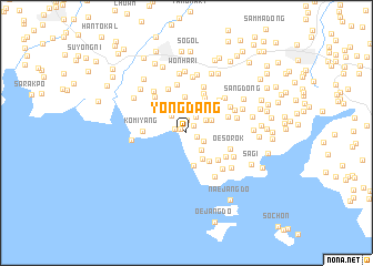 map of Yongdang