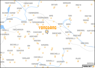 map of Yongdang