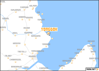 map of Yongdŏk