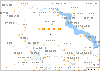 map of Yongdong-ni