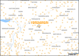 map of Yongdŏng-ni