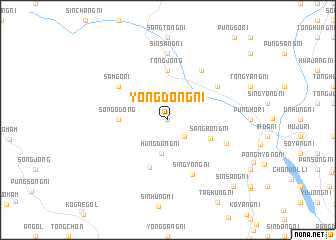 map of Yongdong-ni