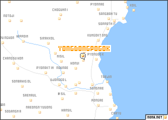 map of Yŏngdong-pogok