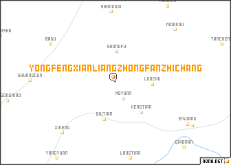 map of Yongfengxianliangzhongfanzhichang