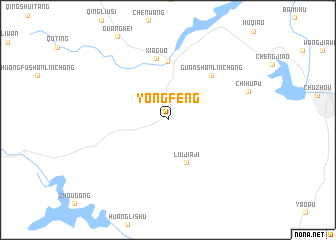 map of Yongfeng