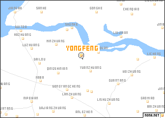 map of Yongfeng