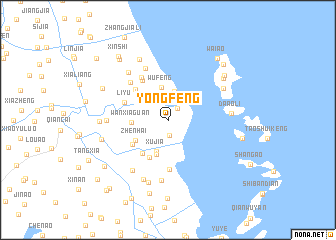 map of Yongfeng