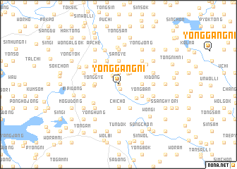 map of Yonggang-ni