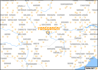 map of Yonggang-ni