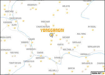 map of Yonggang-ni