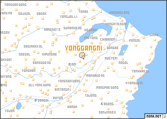 map of Yonggang-ni