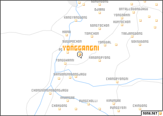 map of Yŏnggang-ni