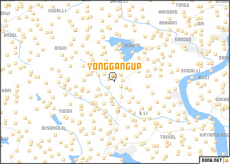 map of Yonggang-ŭp