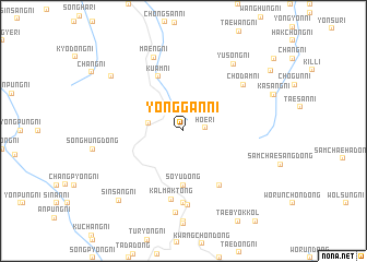 map of Yŏnggan-ni