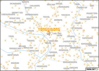 map of Yŏnggi-dong