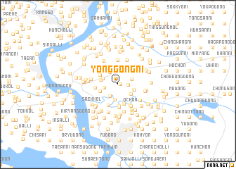 map of Yonggong-ni