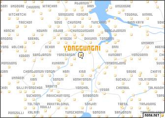 map of Yonggung-ni