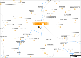 map of Yonggye-ri