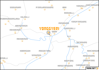 map of Yonggye-ri